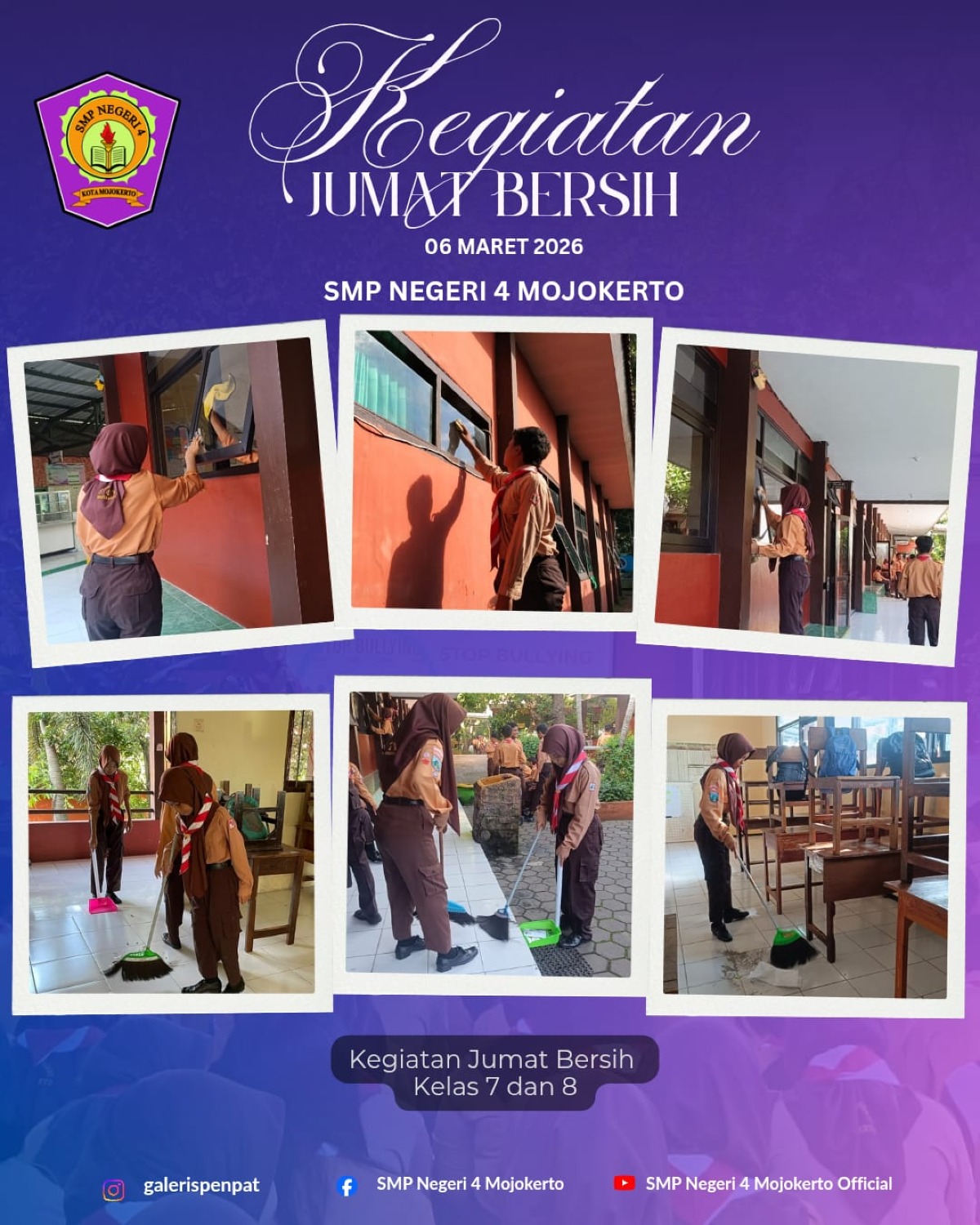 Kegiatan Jumat Bersih, 6 Maret 2025