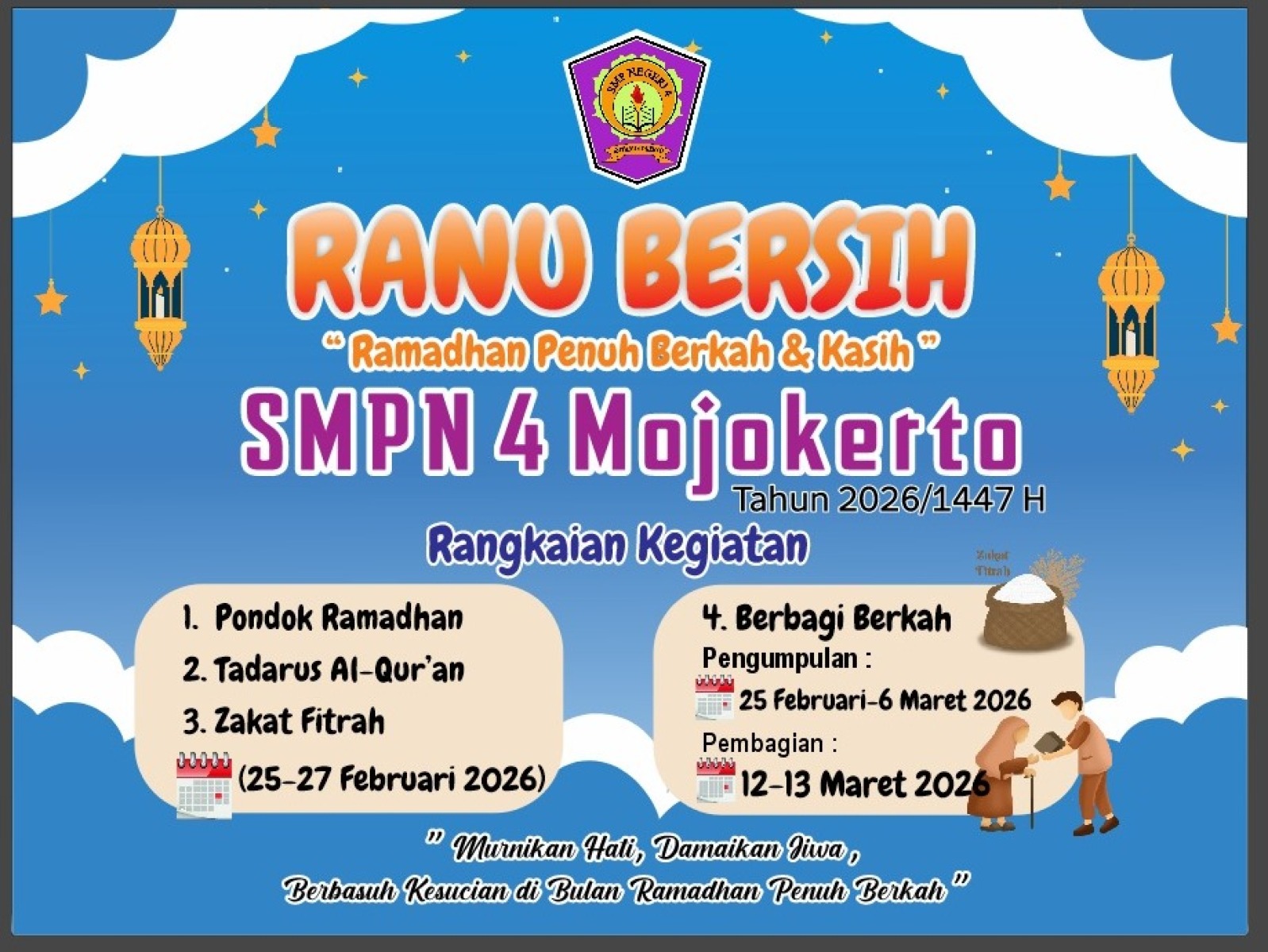 Ranu Bersih (Ramadhan Penh Berkah dan Kasih 1447 H