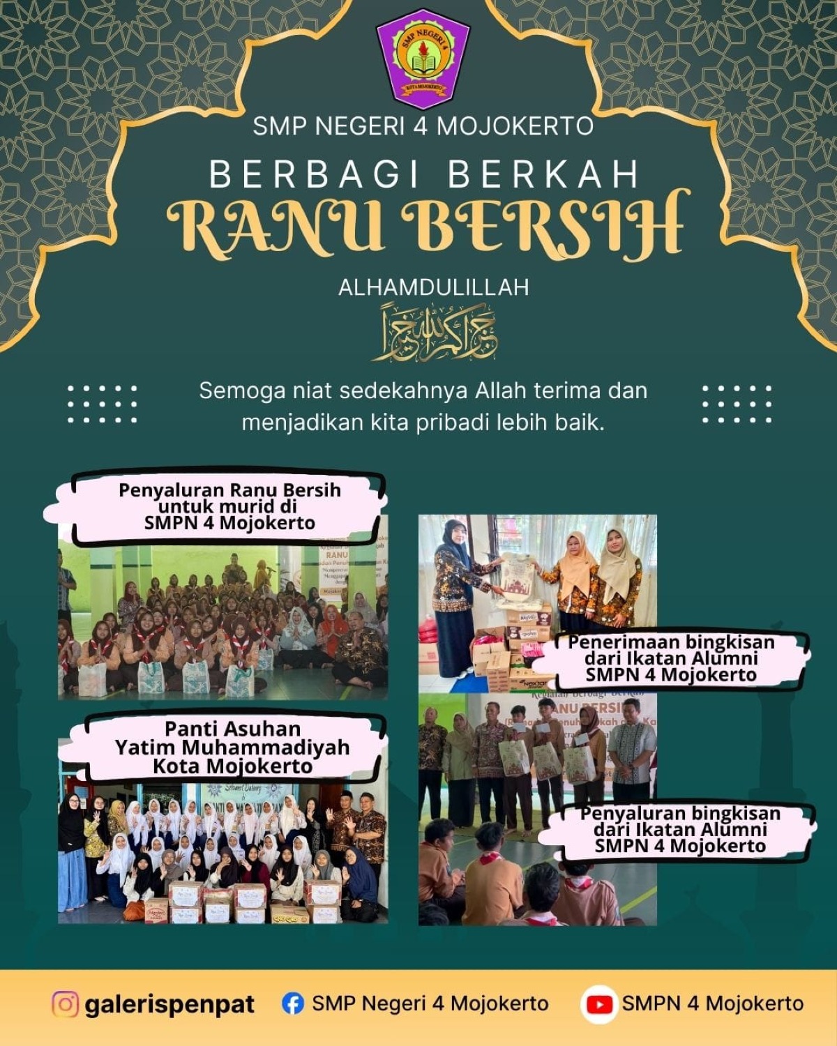 Penyaluran Kegiatan Ranu Barsih 2026