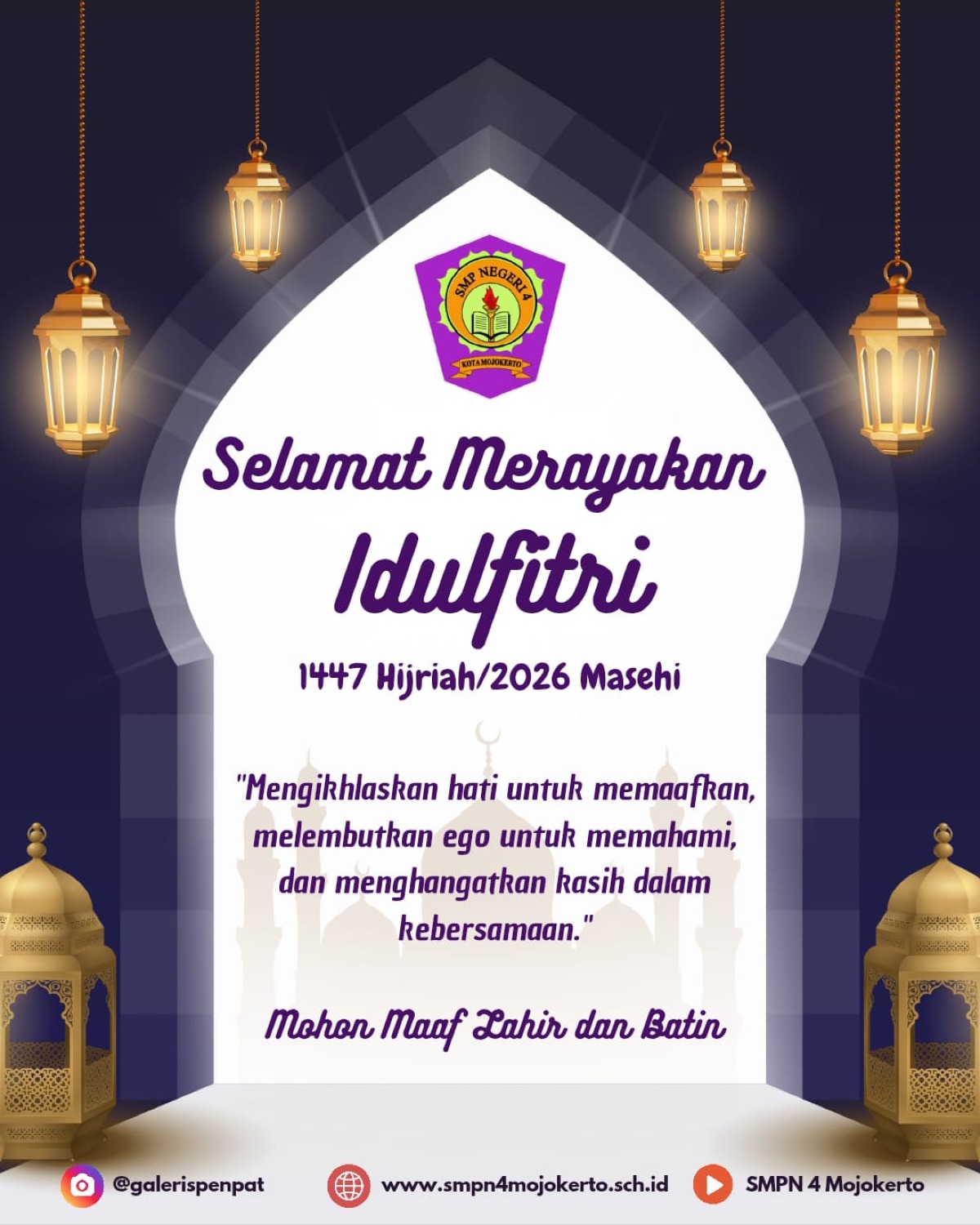 Selamat Idul Fitri 1 Syawal 1447 H